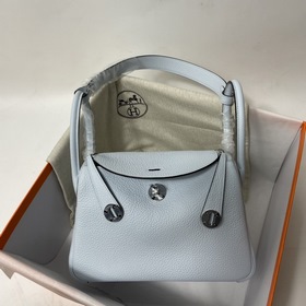 Hermès Импортная сумка из кожи TC, синий с золотыми серебряными з