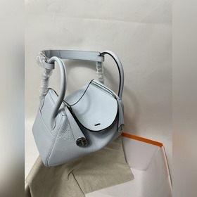 Hermès Импортная сумка из кожи TC, синий с золотыми серебряными з