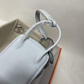 Hermès Импортная сумка из кожи TC, синий с золотыми серебряными з