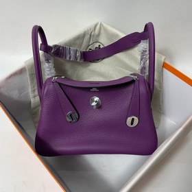 Hermès Импортная сумка из кожи TC серебристой пряжкой в форме баб