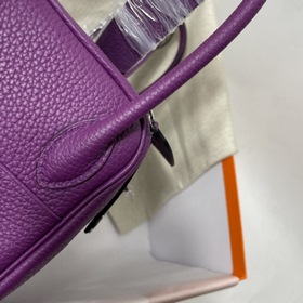 Hermès Импортная сумка из кожи TC серебристой пряжкой в форме баб