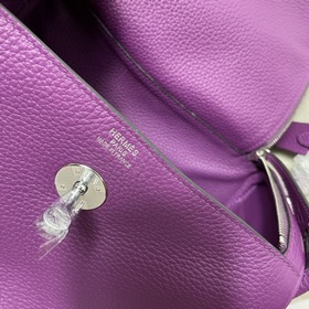 Hermès Импортная сумка из кожи TC серебристой пряжкой в форме баб