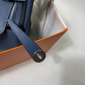 Hermès Импортная сумка из телячьей кожи с матовой поверхностью, м
