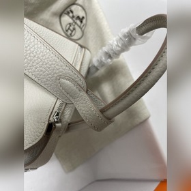 Hermès Импортная сумка из кожи TC с жемчужно-серыми серебристыми 