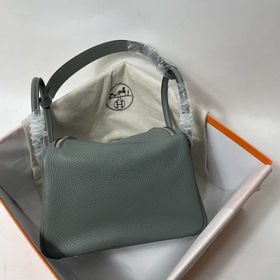 Hermès Импортная сумка из кожи TC, миндально-зеленая с золотыми с