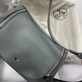 Hermès Импортная сумка из кожи TC, миндально-зеленая с золотыми с