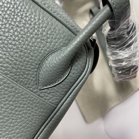 Hermès Импортная сумка из кожи TC, миндально-зеленая с золотыми с