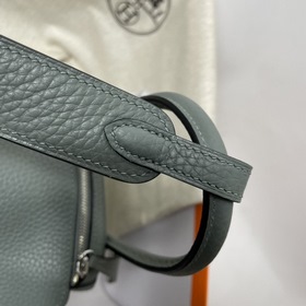 Hermès Импортная сумка из кожи TC, миндально-зеленая с золотыми с