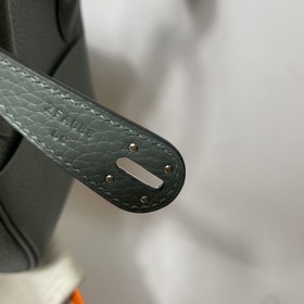 Hermès Импортная сумка из кожи TC, миндально-зеленая с золотыми с
