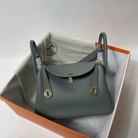 Hermès Импортная сумка из кожи TC, миндально-зеленая с золотыми с