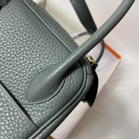 Hermès Импортная сумка из кожи TC, миндально-зеленая с золотыми с