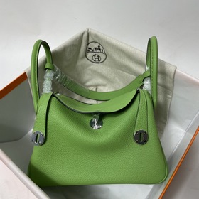 Hermès Импортная сумка из кожи TC, авокадо-зеленая с золотыми сер