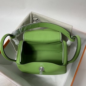 Hermès Импортная сумка из кожи TC, авокадо-зеленая с золотыми сер