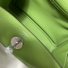 Hermès Импортная сумка из кожи TC, авокадо-зеленая с золотыми сер