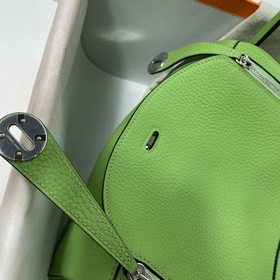 Hermès Импортная сумка из кожи TC, авокадо-зеленая с золотыми сер