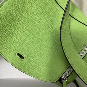 Hermès Импортная сумка из кожи TC, авокадо-зеленая с золотыми сер