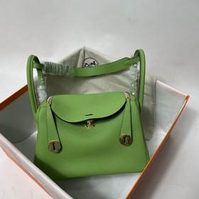 Hermès Импортная сумка из кожи TC, авокадо-зеленая с золотыми сер