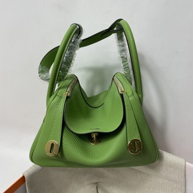Hermès Импортная сумка из кожи TC, авокадо-зеленая с золотыми сер