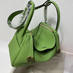 Hermès Импортная сумка из кожи TC, авокадо-зеленая с золотыми сер