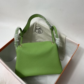 Hermès Импортная сумка из кожи TC, авокадо-зеленая с золотыми сер