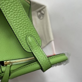 Hermès Импортная сумка из кожи TC, авокадо-зеленая с золотыми сер