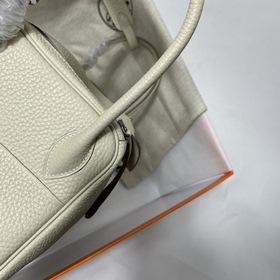 Hermès Импортная сумка из кожи TC Молочный белый серебряной заст