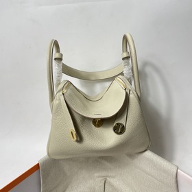 Hermès Импортная сумка из кожи TC Молочный белый серебряной заст