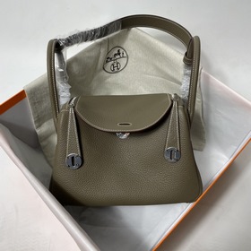 Hermès Импортная сумка из кожи TC Слоновая кость с золотыми сере