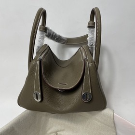Hermès Импортная сумка из кожи TC Слоновая кость с золотыми сере
