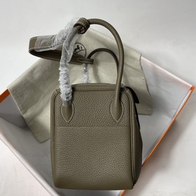 Hermès Импортная сумка из кожи TC Слоновая кость с золотыми сере