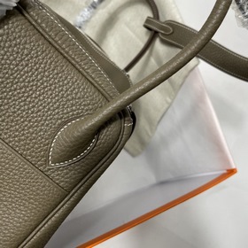 Hermès Импортная сумка из кожи TC Слоновая кость с золотыми сере