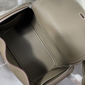 Hermès Импортная сумка из кожи TC Слоновая кость с золотыми сере