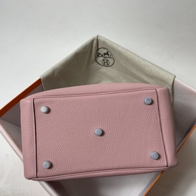 Hermès Импортная сумка из кожи TC Розовый с золотыми серебряными