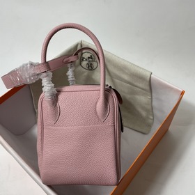 Hermès Импортная сумка из кожи TC Розовый с золотыми серебряными