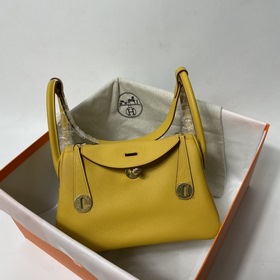 Hermès Импортная сумка из телячьей кожи TC с золотой и серебряной