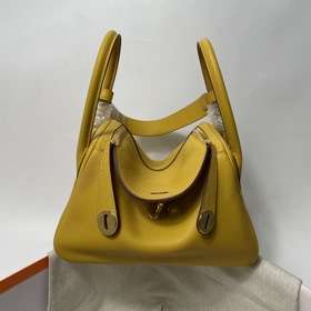 Hermès Импортная сумка из телячьей кожи TC с золотой и серебряной