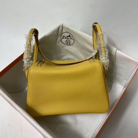 Hermès Импортная сумка из телячьей кожи TC с золотой и серебряной