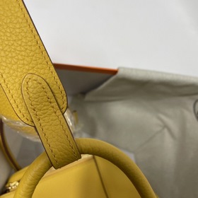 Hermès Импортная сумка из телячьей кожи TC с золотой и серебряной