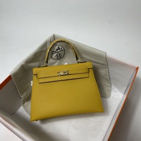Hermès KL сумка из кожи Epsom с золотой и серебряной застежкой Ру