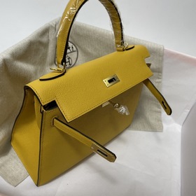 Hermès KL сумка из кожи Epsom с золотой и серебряной застежкой Ру