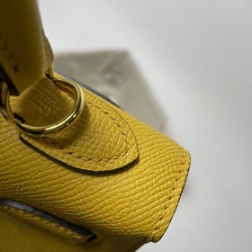 Hermès KL сумка из кожи Epsom с золотой и серебряной застежкой Ру