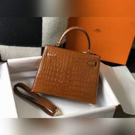 Hermès Ручная сумка из телячьей кожи с тиснением, внутренний слой