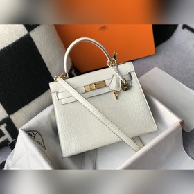 Hermès Ручная сумка из телячьей кожи с тиснением, внутренний слой