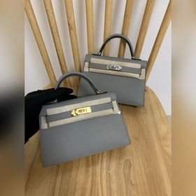 Hermès Импортная сумка Epsom, полностью сшитая вручную, второе по