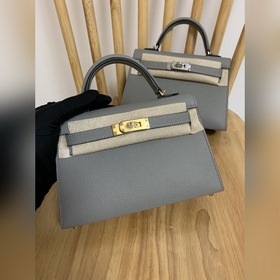 Hermès Импортная сумка Epsom, полностью сшитая вручную, второе по