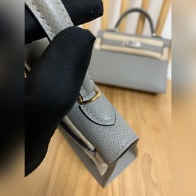 Hermès Импортная сумка Epsom, полностью сшитая вручную, второе по