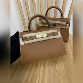 Hermès Импортная сумка Epsom, полностью сшитая вручную, второе по