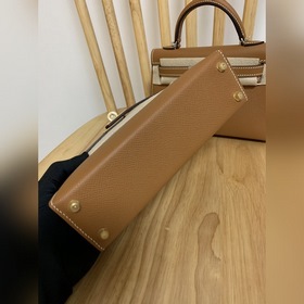 Hermès Импортная сумка Epsom, полностью сшитая вручную, второе по