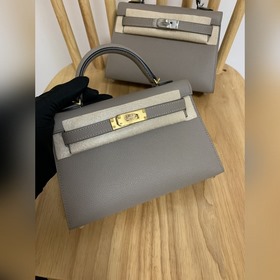 Hermès Импортная сумка Epsom, полностью сшитая вручную, второе по