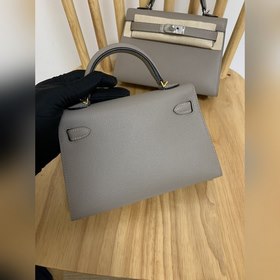 Hermès Импортная сумка Epsom, полностью сшитая вручную, второе по